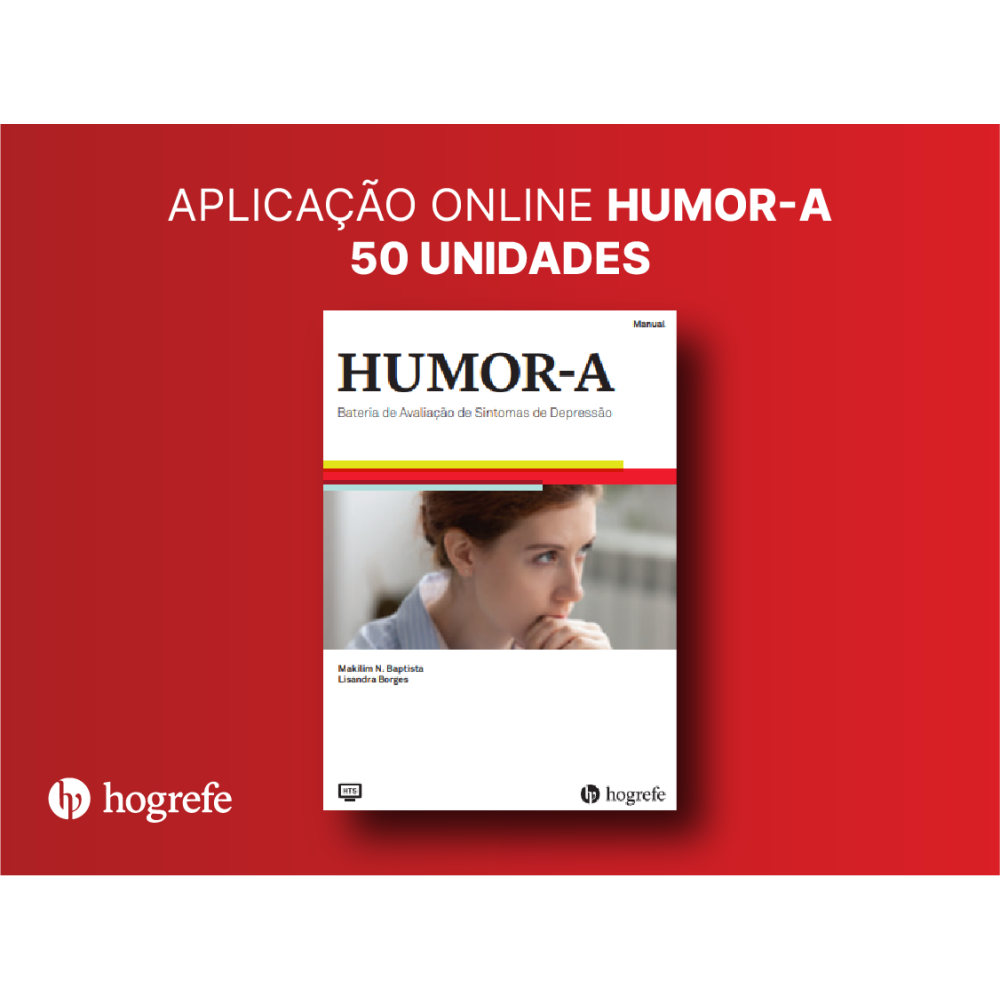 HUMOR-A - Bateria de Escalas de Sintomas de Depressão - Aplicação Online (50 Unidades)