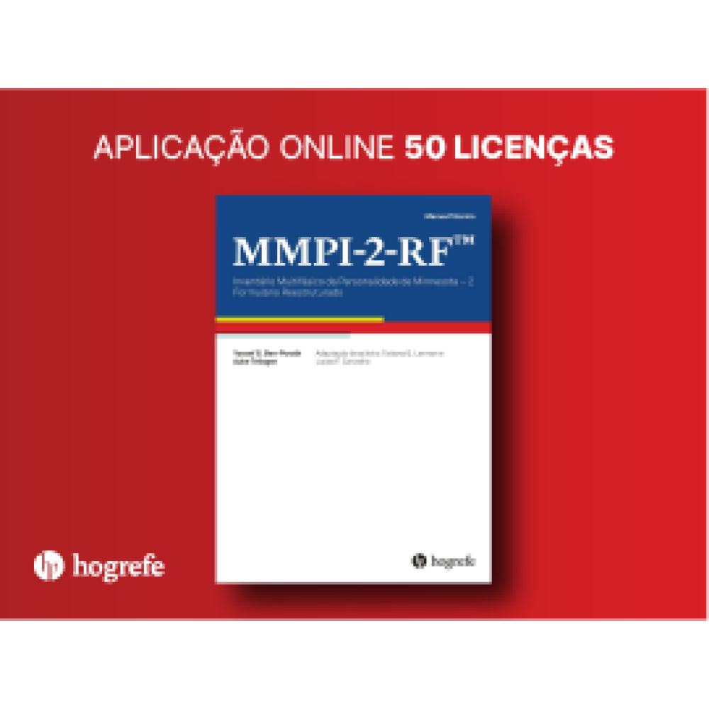 MMPI-2-RF - Inventário Multifásico de Personalidade de Minnesota 2 - Aplicação Online (50 Unidades)