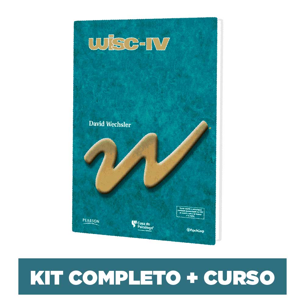 WISC IV - Escala Wechsler de Inteligência para Crianças  - Kit completo