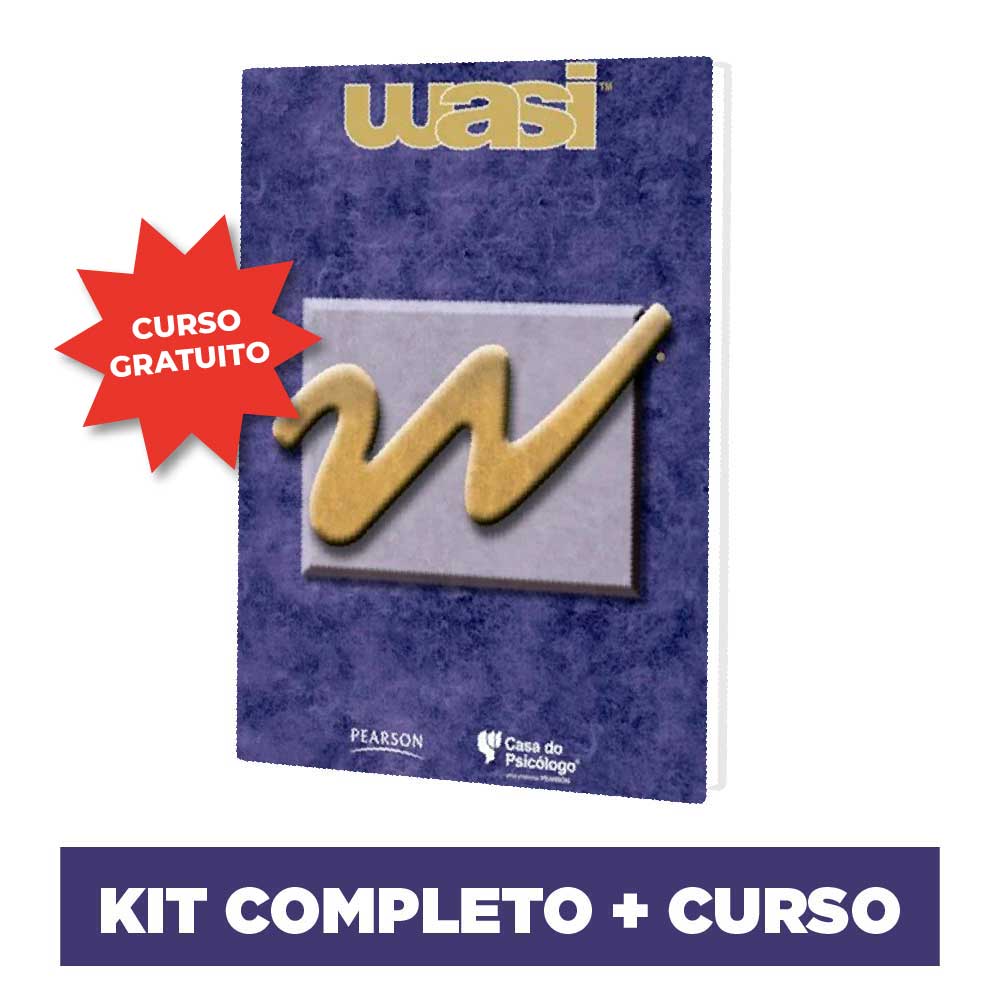 WASI - Escala Wechsler Abreviada de Inteligência - Kit completo