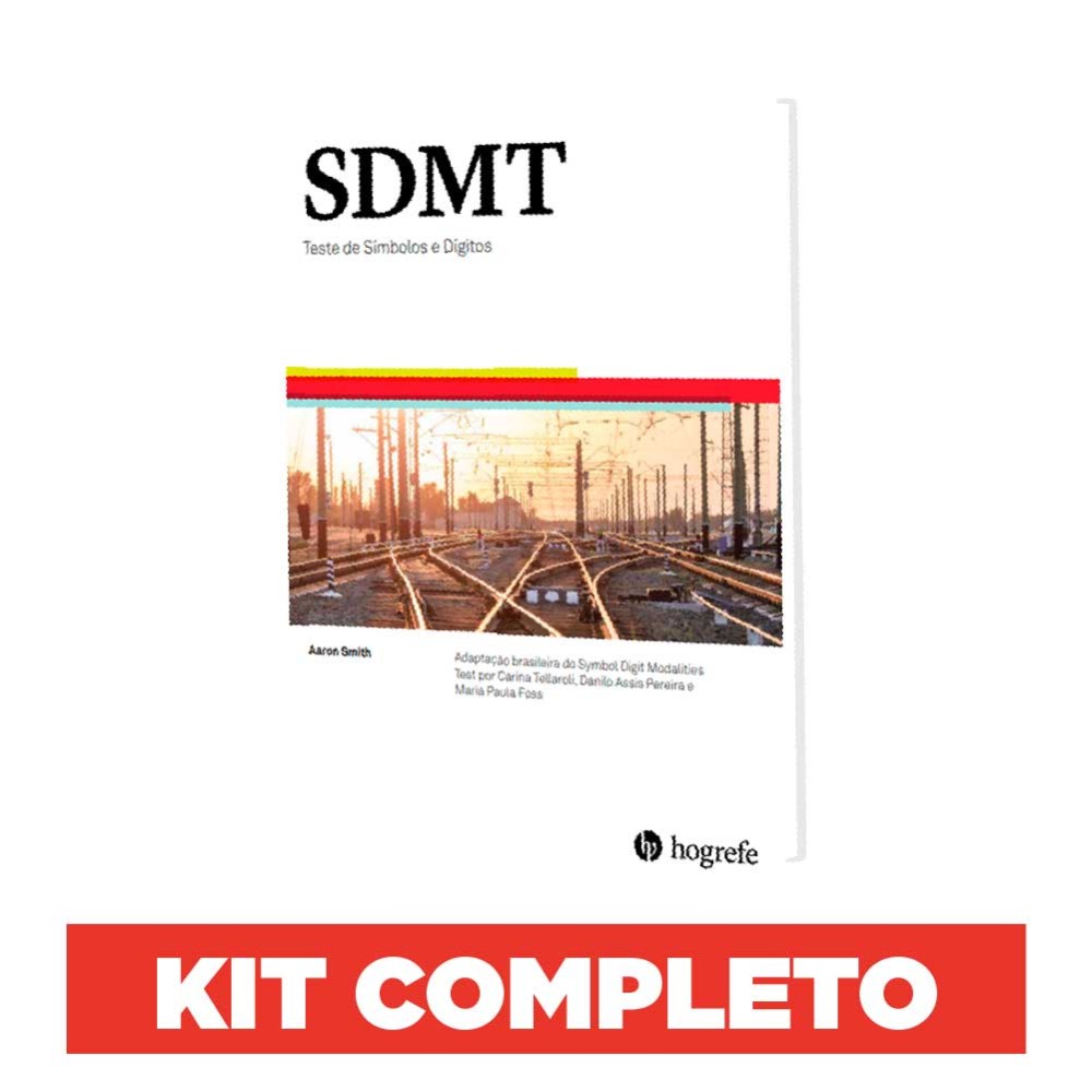 SDMT - Teste de Modalidades Símbolo-Dígito - Kit Completo