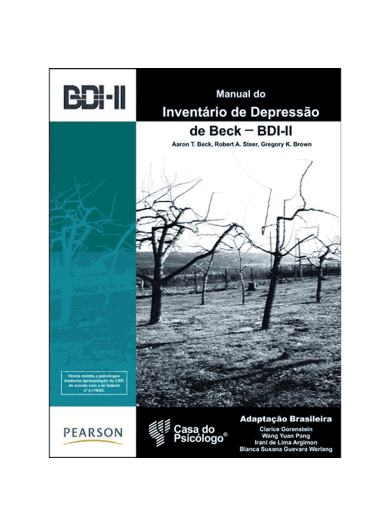 BDI-II - Inventário de Depressão de Beck - Manual
