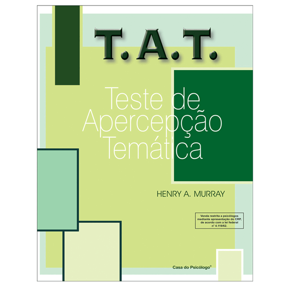 TAT - Teste de Apercepção Temática - Manual de aplicação e avaliação 