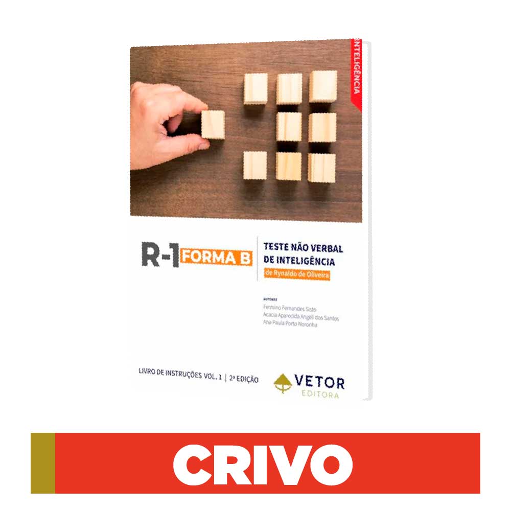 R1 Forma B - Teste Não Verbal de Inteligência - Crivo 