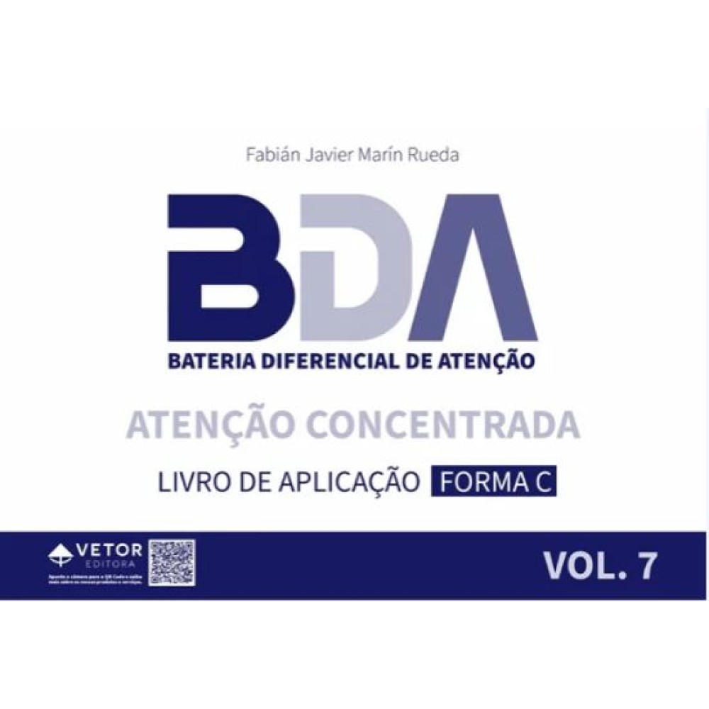 BDA - Bateria Diferencial de Atenção - Atenção Concentrada - Forma C - VOL.7