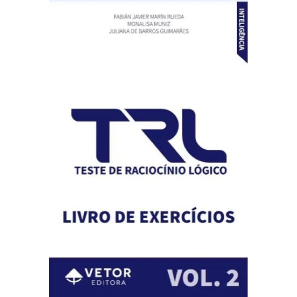 TRL - Teste de Raciocínio Lógico - Livro de Exercícios VOL.2