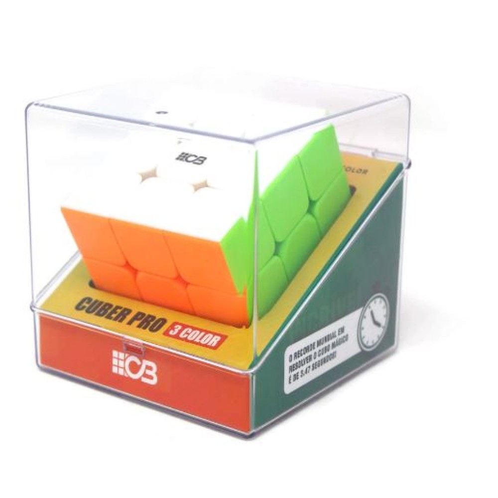 Cubo Mágico 3X3X3 Cuber Pro 3 Color